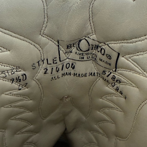 Bronco Men’s Boots 9.5 D American Made - Picture 13 of 16